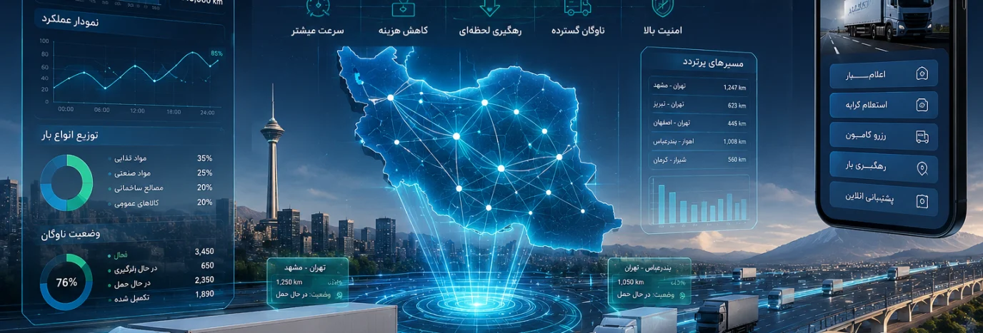 باربری آنلاین؛ آینده حمل‌ونقل هوشمند در ایران