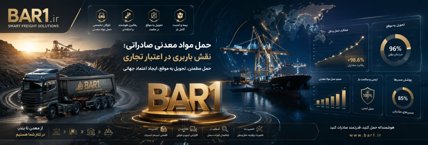 حمل مواد معدنی صادراتی؛ نقش باربری در اعتبار تجاری