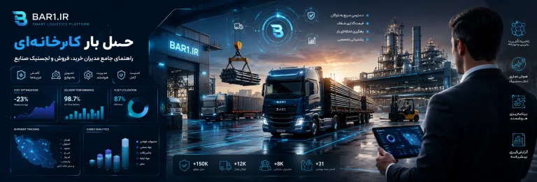 حمل بار کارخانه‌ای؛ راهنمای جامع مدیران خرید، فروش و لجستیک صنایع
