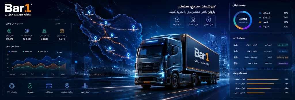 راهنمای کامل درخواست کامیون برای صاحبان بار؛ هر آنچه باید بدانید